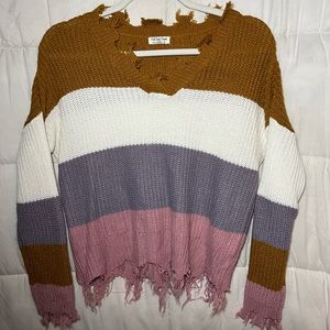 Distressed Sweater
